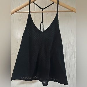 Black tank top